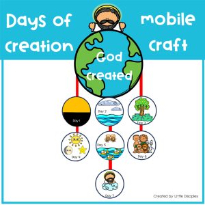 days of creation preschool craft
