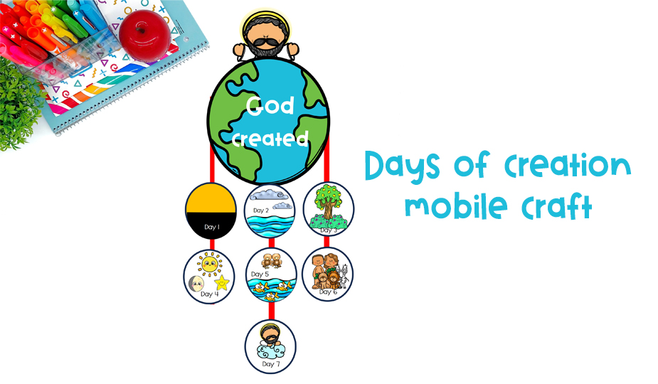 days of creation preschool craft