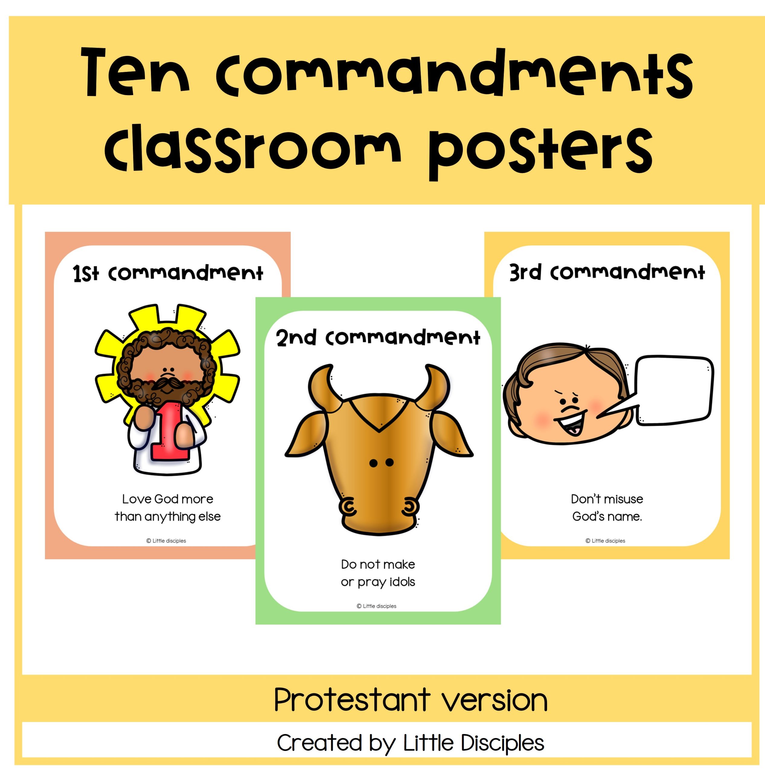10 commandments posters
