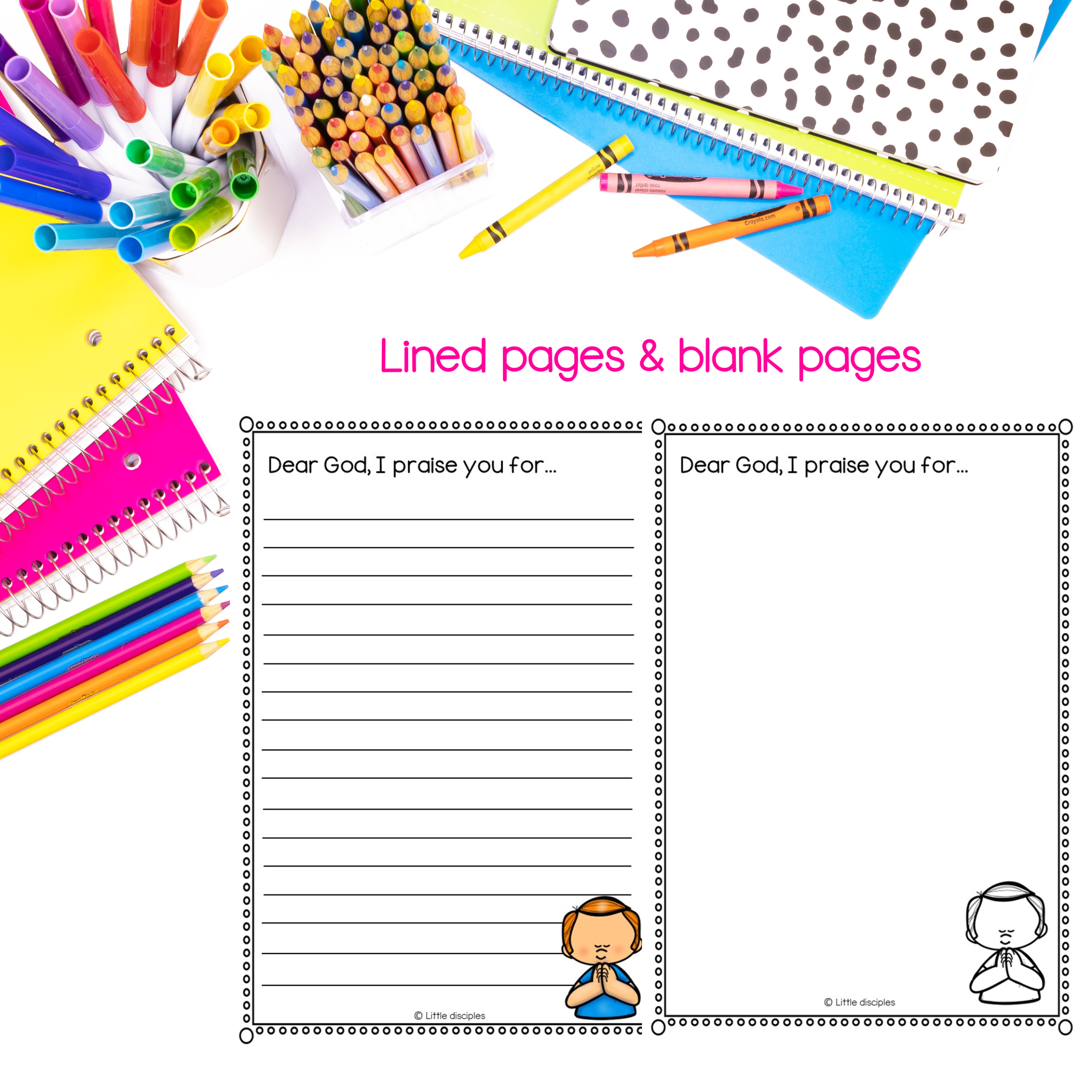 printable prayer journal for kids